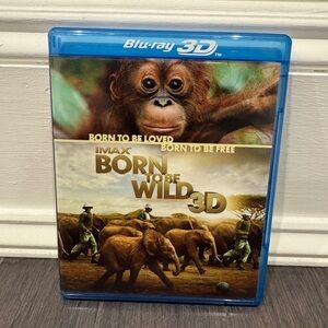 IMAX Born to Be Wild 3D Blu-ray Disc Movie DVD
